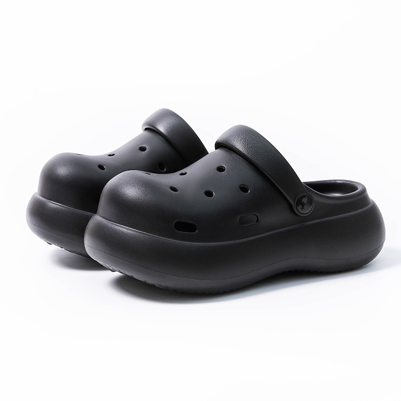 Ženske EVA sandale sa protukliznom podom, debela potplata iznad 3 cm, peta 4 cm, model s rupicama