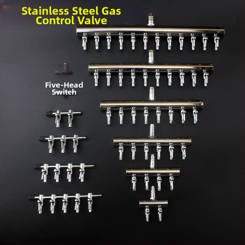 Ρυθμιστής ροής αέρα για ενυδρείο από ανοξείδωτο ατσάλι – βαλβίδα οξυγόνου για αντλία