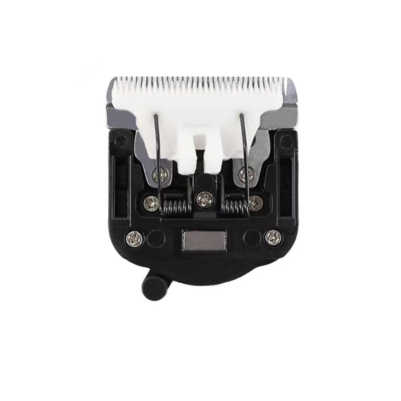 Mașină de tuns electrică cu motor puternic, reglare a vitezei fără trepte, corp din aliaj, capete de lamă înlocuibile.