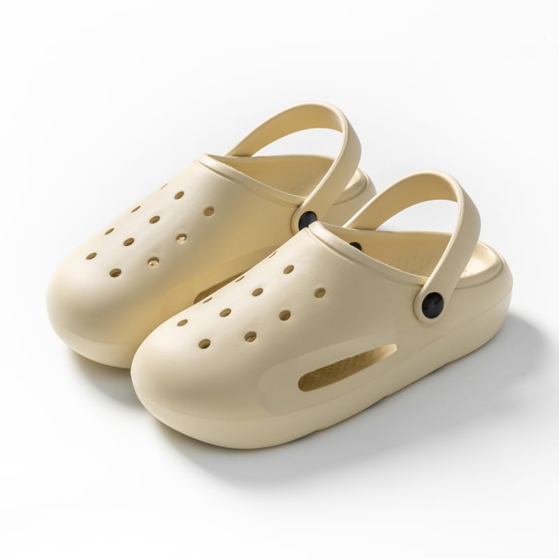 Ženske Crocs-stil EVA sandale | lagane, protuklizne; gornji dio EVA, potplat EVA; debljina potplata 3–5 cm; injekcijsko oblikovanje