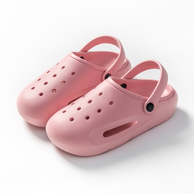 Ženske Crocs-stil EVA sandale | lagane, protuklizne; gornji dio EVA, potplat EVA; debljina potplata 3–5 cm; injekcijsko oblikovanje