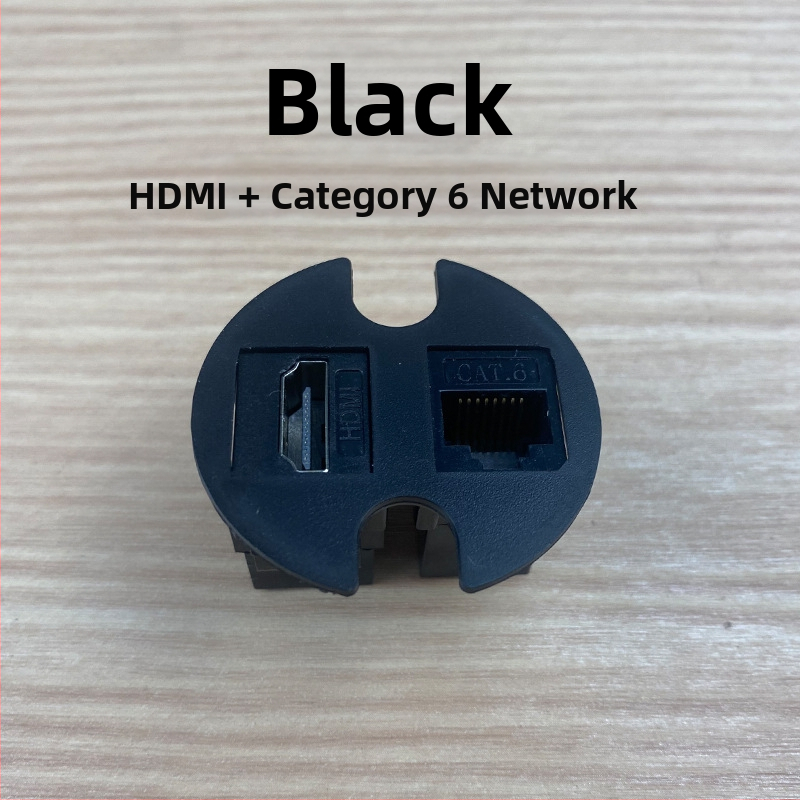 Qineng επιτραπέζιο ενσωματωμένο πολύμπριζο με διπλές υποδοχές, δυνατότητα Daisy-chain, θύρες USB και USB-C