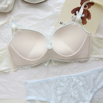 Sada podprseniek s 3/4 košíčkom, push-up, horná podpora, pevné ramienka, zadné tri rady háčikov, nylonová látka