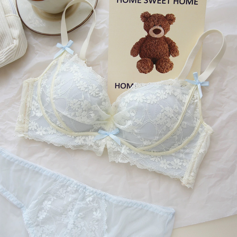 Sada podprseniek s 3/4 košíčkom, push-up, horná podpora, pevné ramienka, zadné tri rady háčikov, nylonová látka