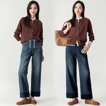 Kismama denim nadrág hasi támasz, denim anyag, poliészter <30%, közepes vastagság, 2024 tél