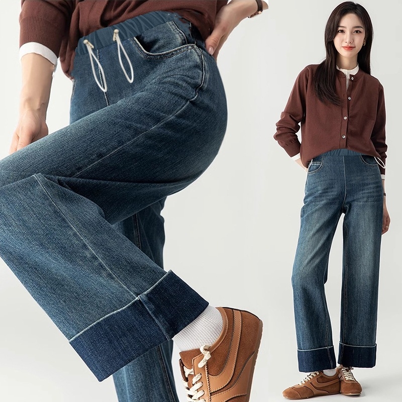 Kismama denim nadrág hasi támasz, denim anyag, poliészter <30%, közepes vastagság, 2024 tél