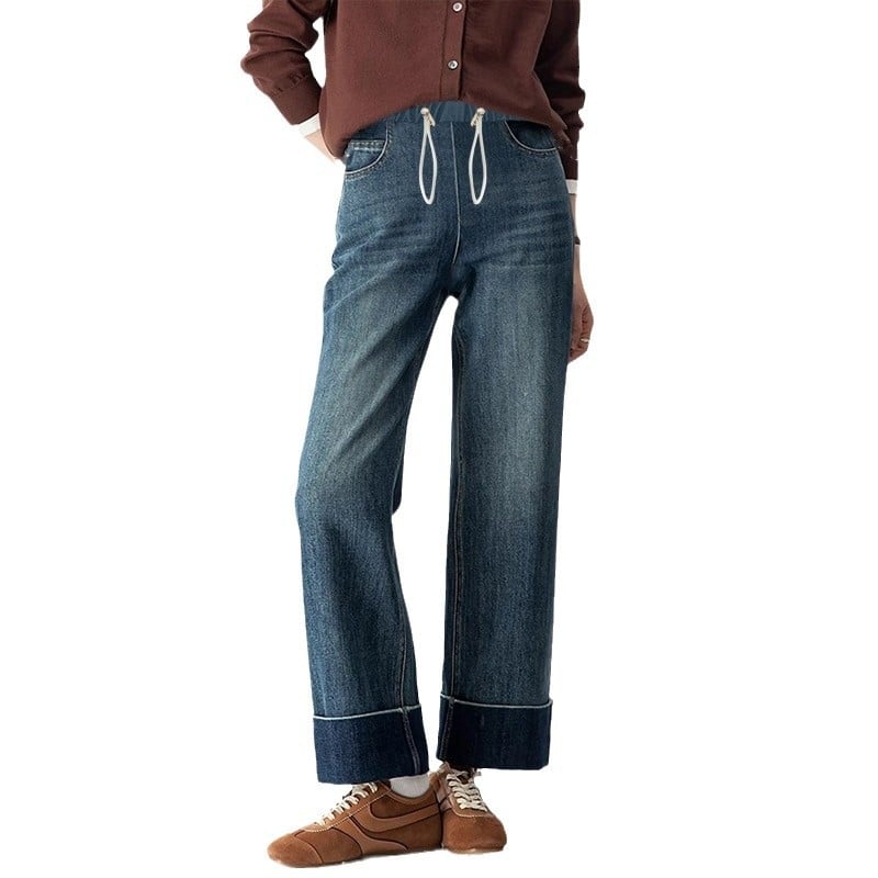 Kismama denim nadrág hasi támasz, denim anyag, poliészter <30%, közepes vastagság, 2024 tél