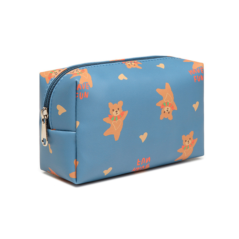 Sminktáska nagy kapacitású utazáshoz — poliészter, városi egyszerű stílus, egyszínű minta, bővíthető tárolás