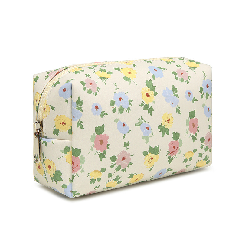 Sminktáska nagy kapacitású utazáshoz — poliészter, városi egyszerű stílus, egyszínű minta, bővíthető tárolás