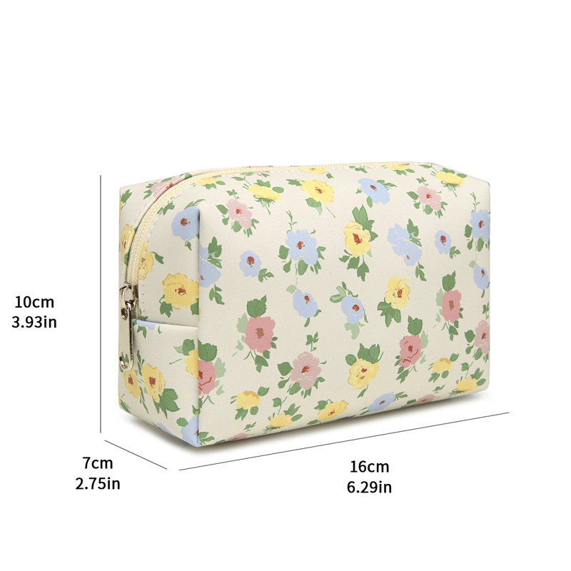 Sminktáska nagy kapacitású utazáshoz — poliészter, városi egyszerű stílus, egyszínű minta, bővíthető tárolás