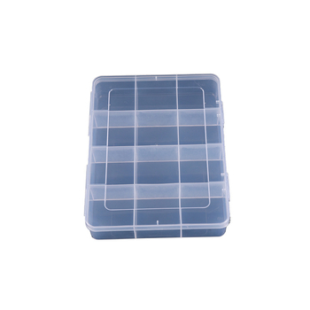 Οργανωτής κοσμημάτων με 12 θήκες και καπάκι – διαφανές κουτί αποθήκευσης από PP πλαστικό