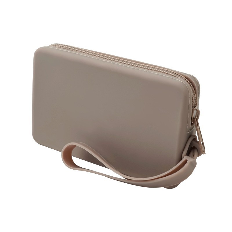 NH599 Szilikon utazási tároló táska, kézitáska stílusú, többfunkciós, kábelek, rúzs és smink számára