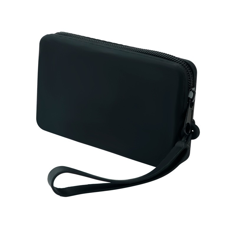 NH599 Szilikon utazási tároló táska, kézitáska stílusú, többfunkciós, kábelek, rúzs és smink számára