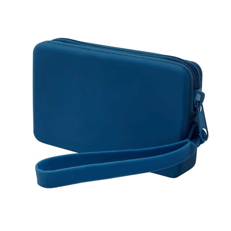 NH599 Szilikon utazási tároló táska, kézitáska stílusú, többfunkciós, kábelek, rúzs és smink számára