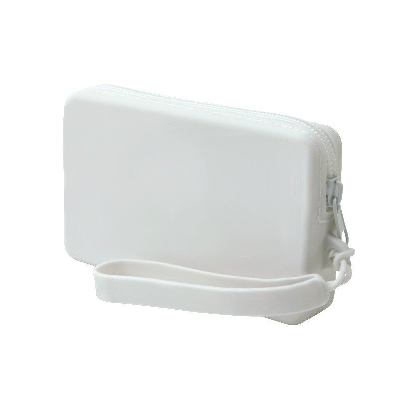 NH599 Szilikon utazási tároló táska, kézitáska stílusú, többfunkciós, kábelek, rúzs és smink számára