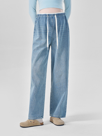 Noge trudnica, opuštena silueta, ravne široke nogavice, pamuk, 80–90% udio pamuka, potpora trbuha, sezona 2025 (Pamuk; 80–90% udio pamuka; potpora trbuha; 2025)