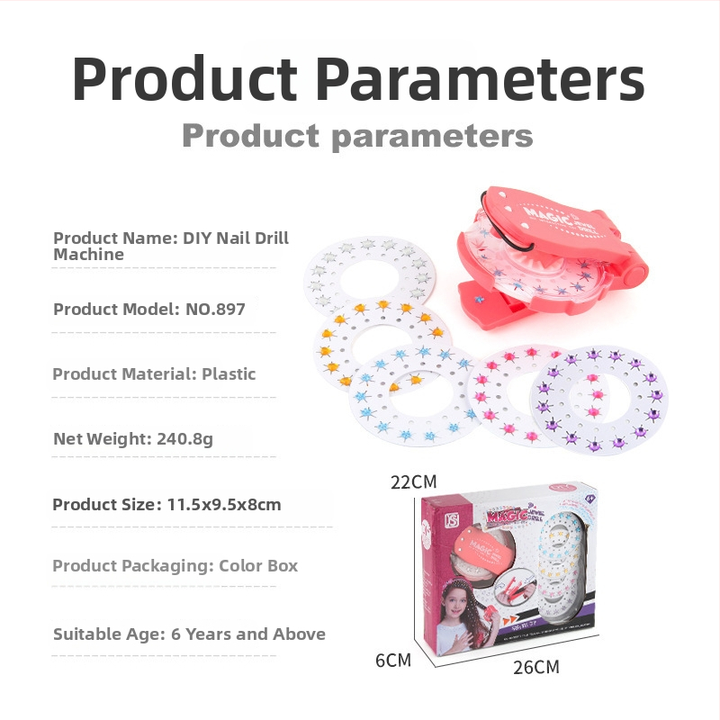 Автоматичен уред за плитка с три нишки на коса, играчка, пластмасов материал, за деца 7–14 г., симулационна функция, Qi Le Toy