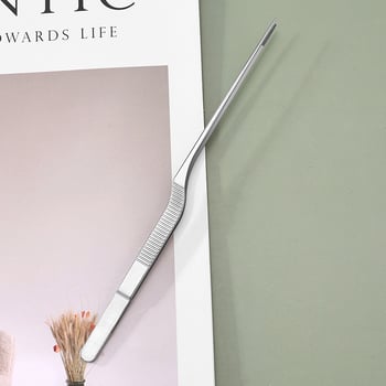 Pinceta na čistenie uší s ultra tenkým krokodílím zubom, nerezová oceľ 420J2, balenie 500 ks