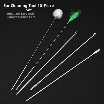 Sada lyžičiek do uší z nerezovej ocele; kód produktu Sj-004; nie je dovezené.