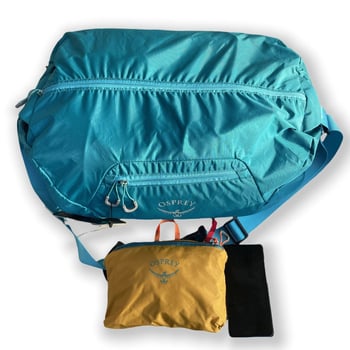 Osprey ruksak – sklopivi za rekreacijska putovanja, kapacitet 36–55 L, PU materijal, unisex dizajn.