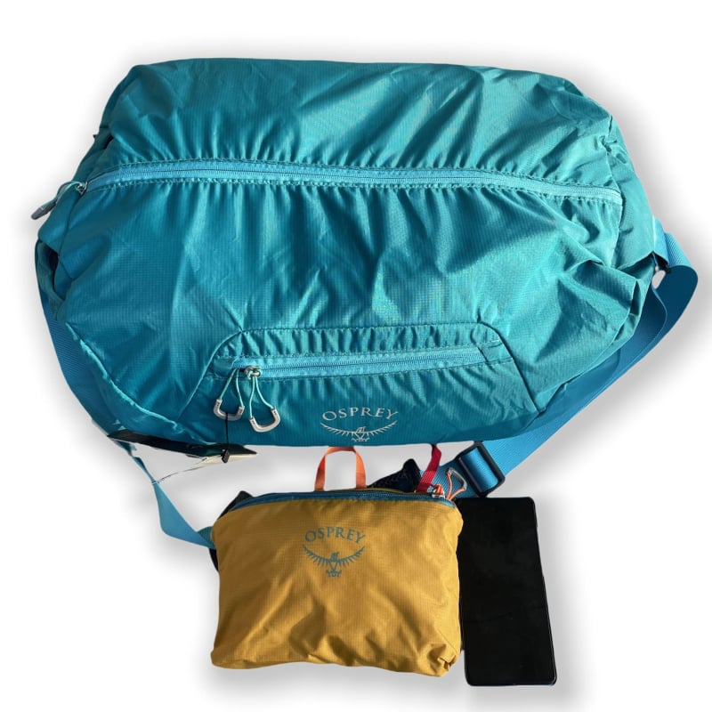 Osprey ruksak – sklopivi za rekreacijska putovanja, kapacitet 36–55 L, PU materijal, unisex dizajn.