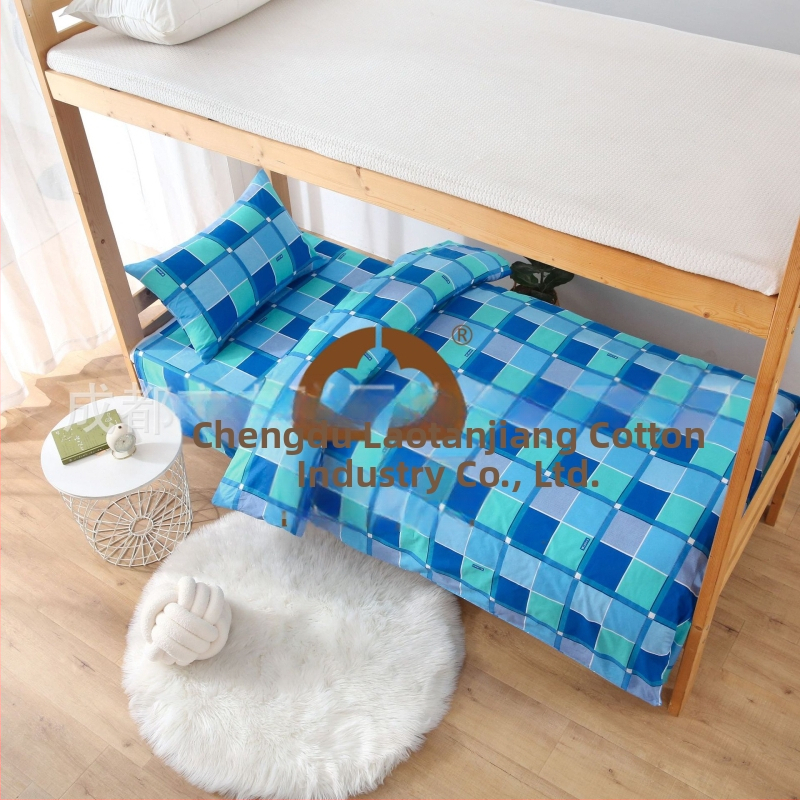 Set posteljine od 100% pamuka, veličina 1,5 m (5 ft), 3 komada, jednobojna zelena, tip plahte, moderni minimalistički stil, udobnost za sve sezone, brzo sušenje, antibakterijsko, upijanje vlage