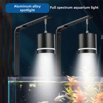LED akvarijné svetlo s plným spektrom, hliníková zliatina, 16W, trojfarebná regulácia, kontrola rias a osvetlenie vodných rastlín