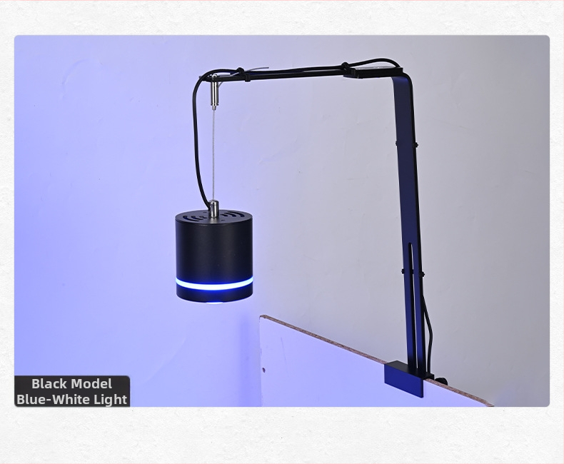 LED akvarijné svetlo s plným spektrom, hliníková zliatina, 16W, trojfarebná regulácia, kontrola rias a osvetlenie vodných rastlín