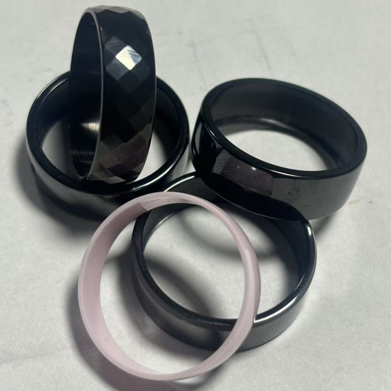 Prilagodljivi NFC keramički prsten – rombasti oblik, vodootporan (potpun/djelomičan), unisex