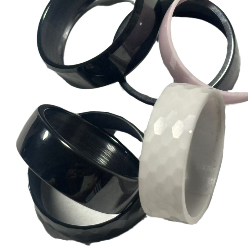 Prilagodljivi NFC keramički prsten – rombasti oblik, vodootporan (potpun/djelomičan), unisex