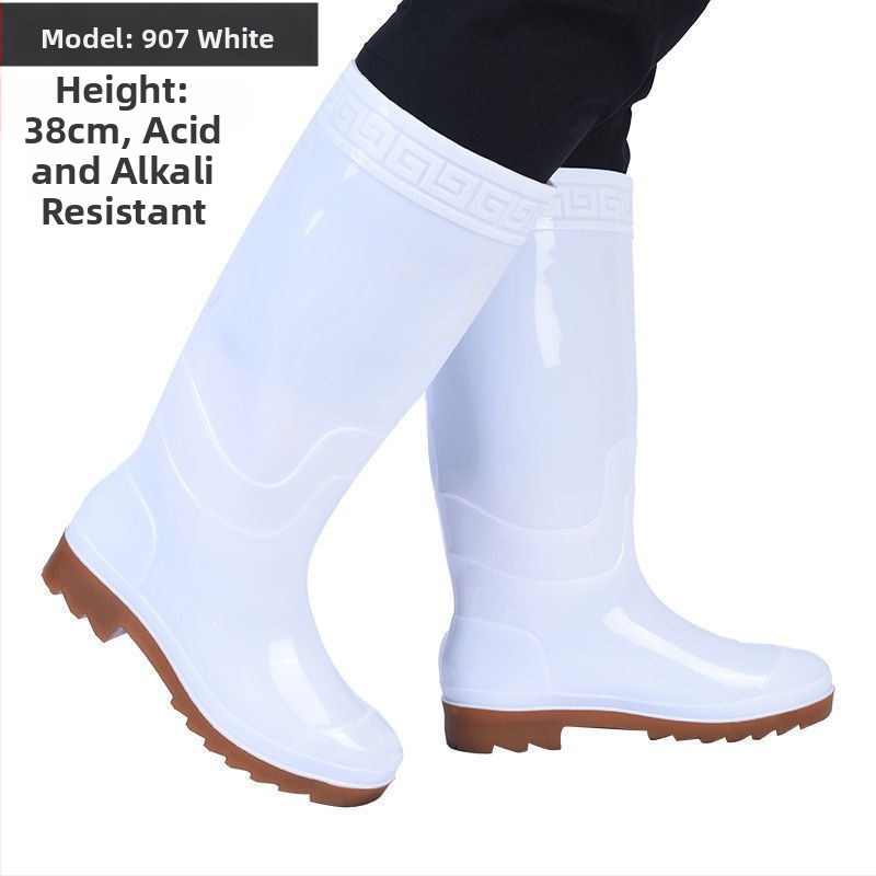 Ghete de ploaie din PVC, tibie înaltă, respirante și încălzite, antiderapante