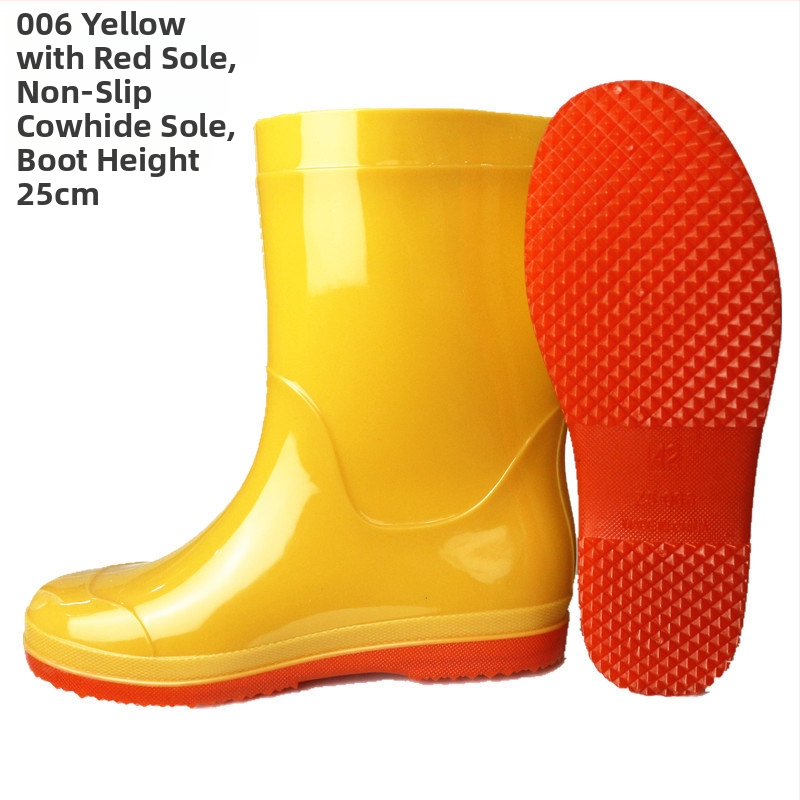 Ghete de ploaie din PVC, tibie înaltă, respirante și încălzite, antiderapante