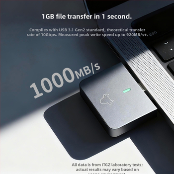 ITGZ Ith60 Θήκη εξωτερική NVMe M.2 SSD - Αλουμινίου κράμα, USB-C 10Gbps, NVMe πρωτόκολλο