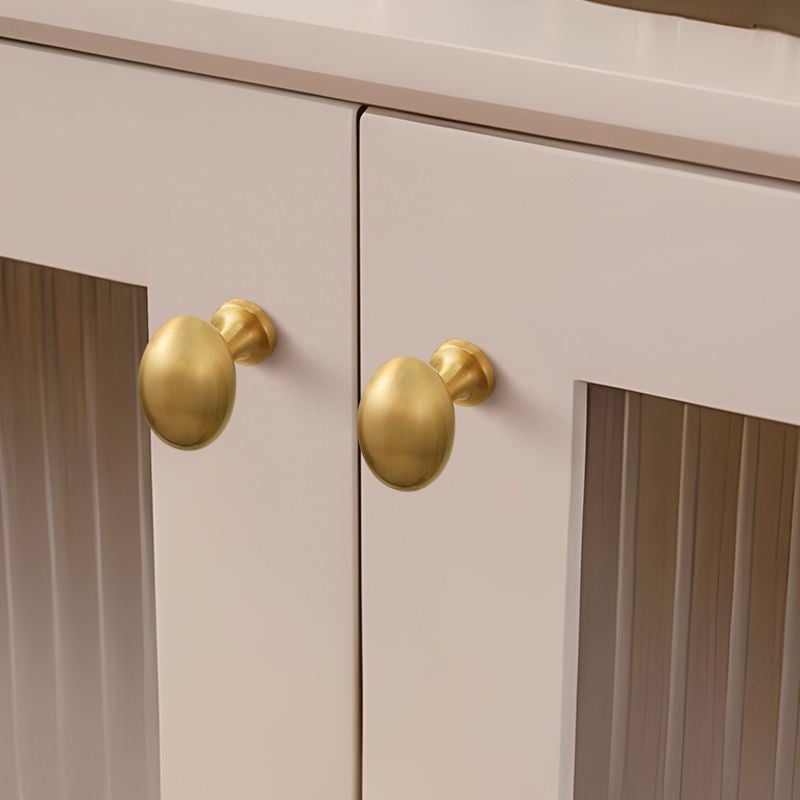 Kuka za vrata ormarića, mesing, francuski stil, CNC obrada, površinsko montiranje