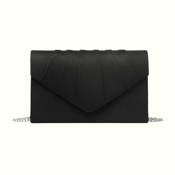 Baršunasta clutch torbica - mala kvadratna forma, vodoravni oblik, otvaranje poklopcem, podstava od poliestera