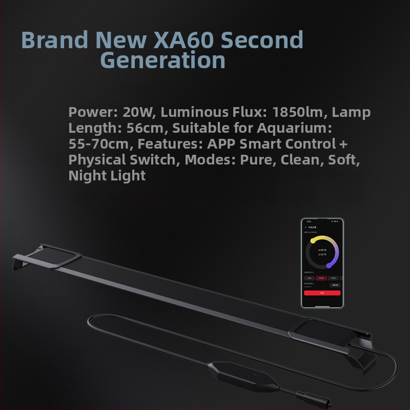 Magic Point Xa serija LED lampe za akvarij — vodootporna, vremenski tajmer izlaska i zalaska sunca, opcije snage