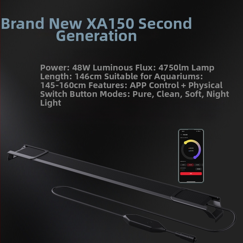 Magic Point Xa serija LED lampe za akvarij — vodootporna, vremenski tajmer izlaska i zalaska sunca, opcije snage