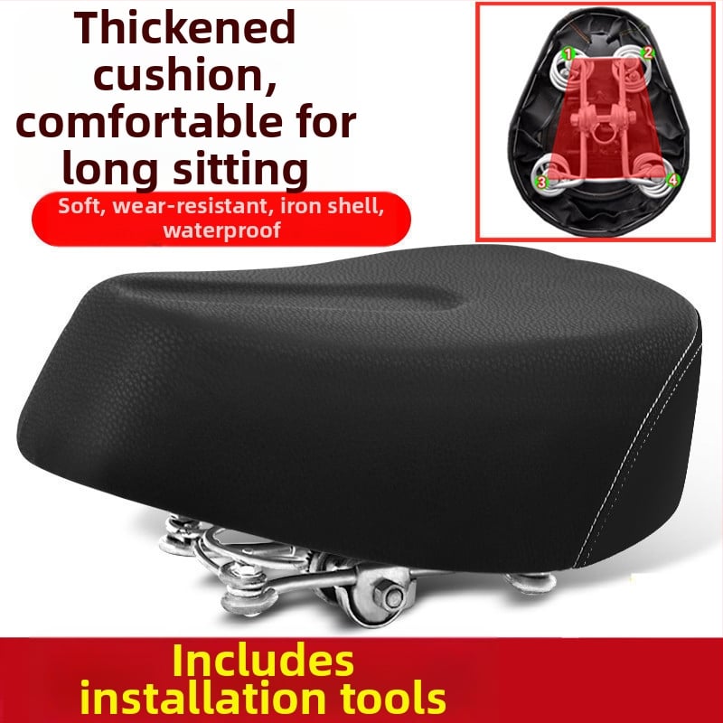 Седалка за електрически велосипед – водоустойчива универсална увеличена (Идентификационен номер на изделието: de5naHcb; Модел: Свържете се с обслужването на клиенти; Тип превозно средство: Друго; Тип: Друг)
