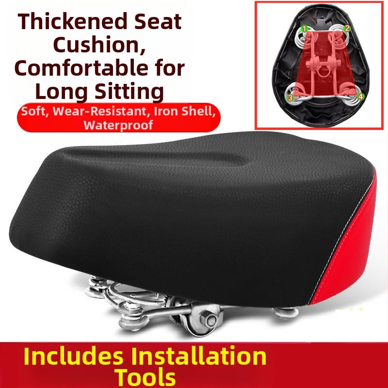 Седалка за електрически велосипед – водоустойчива универсална увеличена (Идентификационен номер на изделието: de5naHcb; Модел: Свържете се с обслужването на клиенти; Тип превозно средство: Друго; Тип: Друг)