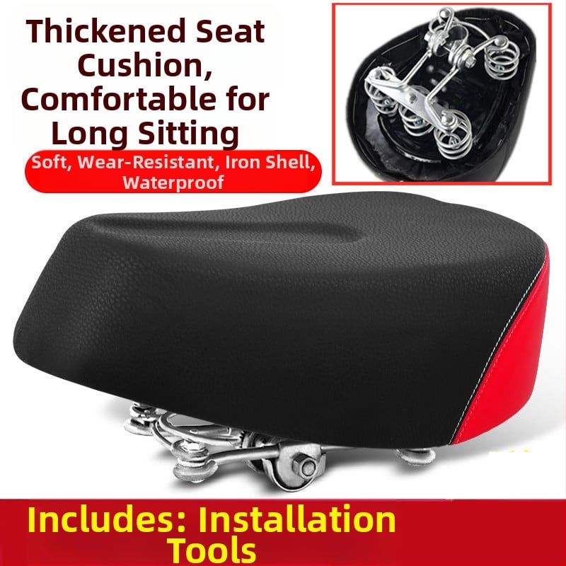 Седалка за електрически велосипед – водоустойчива универсална увеличена (Идентификационен номер на изделието: de5naHcb; Модел: Свържете се с обслужването на клиенти; Тип превозно средство: Друго; Тип: Друг)