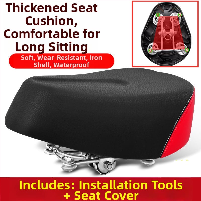 Седалка за електрически велосипед – водоустойчива универсална увеличена (Идентификационен номер на изделието: de5naHcb; Модел: Свържете се с обслужването на клиенти; Тип превозно средство: Друго; Тип: Друг)