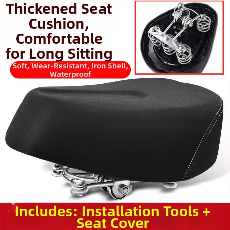 Седалка за електрически велосипед – водоустойчива универсална увеличена (Идентификационен номер на изделието: de5naHcb; Модел: Свържете се с обслужването на клиенти; Тип превозно средство: Друго; Тип: Друг)