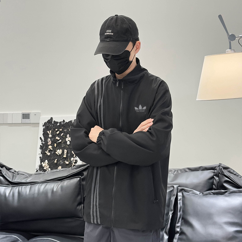 Őszi kabát poliészterből, 95% poliészter, bélés nélkül, uniszex sportos kabát