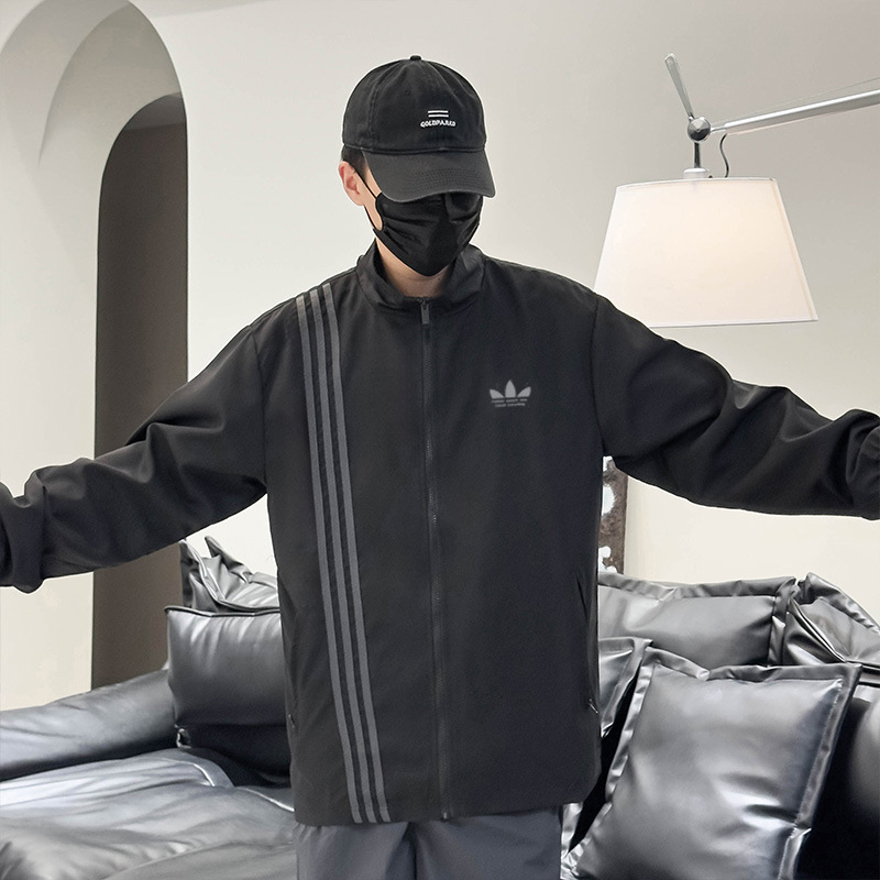 Őszi kabát poliészterből, 95% poliészter, bélés nélkül, uniszex sportos kabát