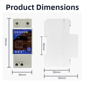 4G IoT ψηφιακός διακόπτης με χρονοδιακόπτη και διακόπτης κυκλώματος – απομακρυσμένος έλεγχος από κινητό ή υπολογιστή, AC 48–260V, πάνελ PC φλογοαποτρεπτικό, μάρκα Hperfor