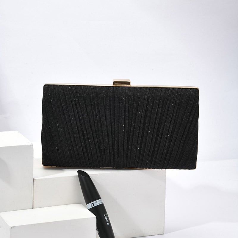 Večernja torbica clutch, jastučastog oblika, magnetska kopča, poliester, ID džep, gradski stil