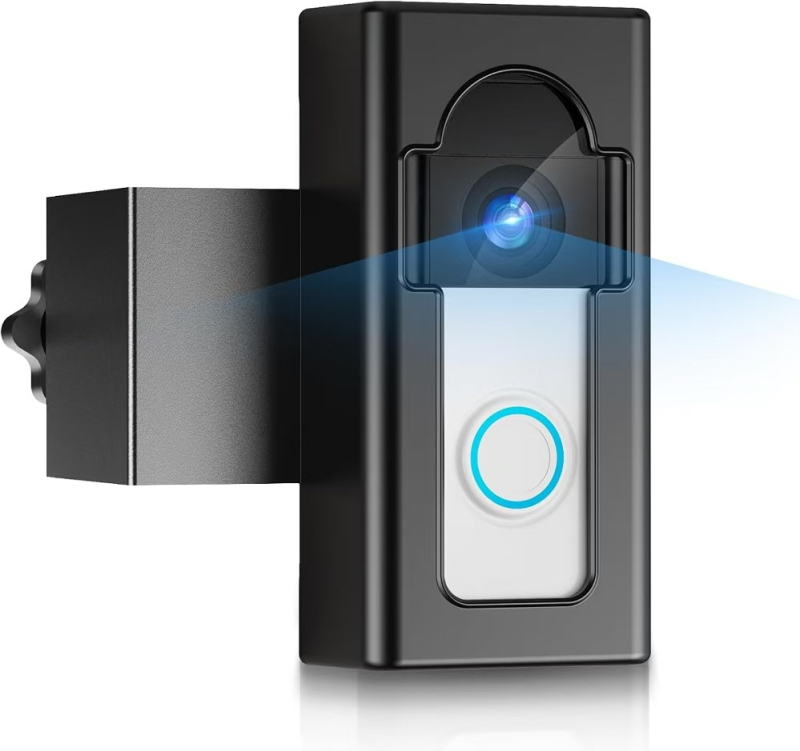 Blink csengő tartó – rozsdamentes acél, telepítés fúrás nélkül, védőburkolat, lopás elleni dizájn, érzékelők nem blokkolódnak, éjszakai látás