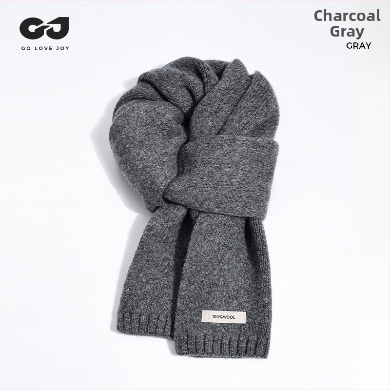 Μαλλινό φουλάρι με ύφανση warp-knit, περισσότερα από 96% μαλλί, ζεστό για τον χειμώνα, All-Match στυλ DWJ57