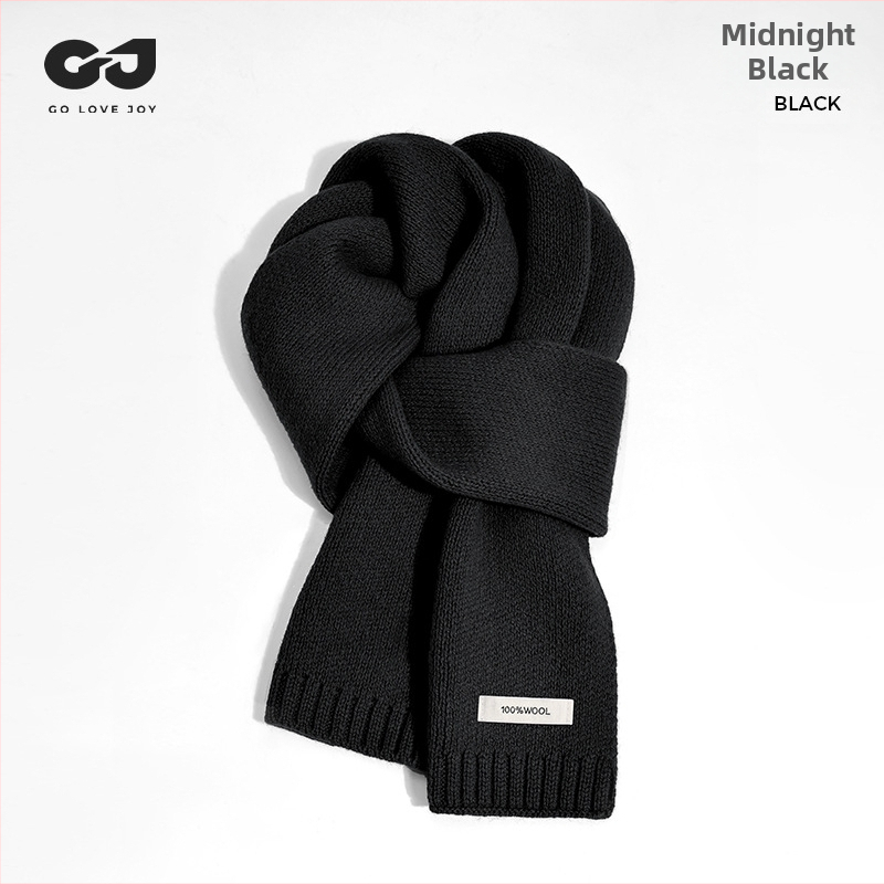 Μαλλινό φουλάρι με ύφανση warp-knit, περισσότερα από 96% μαλλί, ζεστό για τον χειμώνα, All-Match στυλ DWJ57