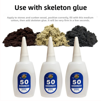 Σετ ενυδρείου για τοπίο: βιοχημικό βαμβάκι, σκελετός διακοσμητικής πέτρας, κόλλα, λίθος Blue Dragon, βυθισμένο ξύλο; βάρος 150 g; προέλευση Γκουανγκντόνγκ.